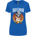 Babylorian Funny Baby Infant Toddler Parody Womens Wider Cut T-Shirt Royal Blue