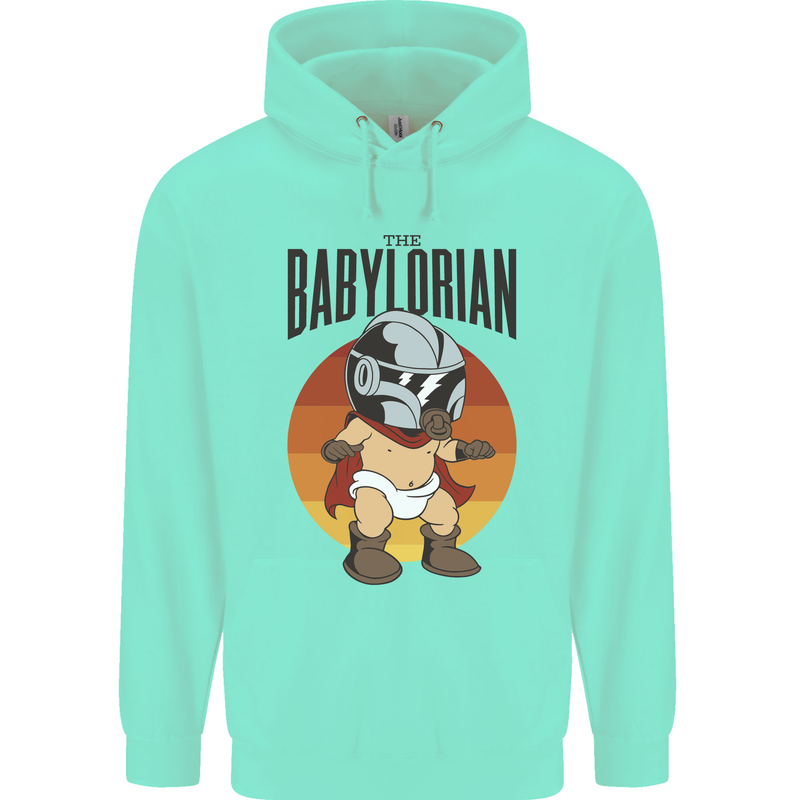 Babylorian Funny Baby Toddler Infant Parody Childrens Kids Hoodie Peppermint
