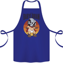 Babylorian Funny Baby Toddler Infant Parody Cotton Apron 100% Organic Royal Blue