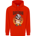 Babylorian Funny Baby Toddler Infant Parody Mens 80% Cotton Hoodie Bright Red