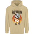 Babylorian Funny Baby Toddler Infant Parody Mens 80% Cotton Hoodie Sand