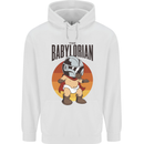 Babylorian Funny Baby Toddler Infant Parody Mens 80% Cotton Hoodie White