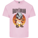 Babylorian Funny Baby Toddler Infant Parody Mens Cotton T-Shirt Tee Top Light Pink
