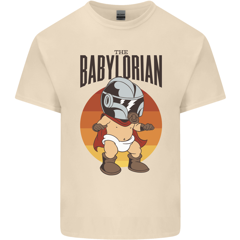 Babylorian Funny Baby Toddler Infant Parody Mens Cotton T-Shirt Tee Top Natural