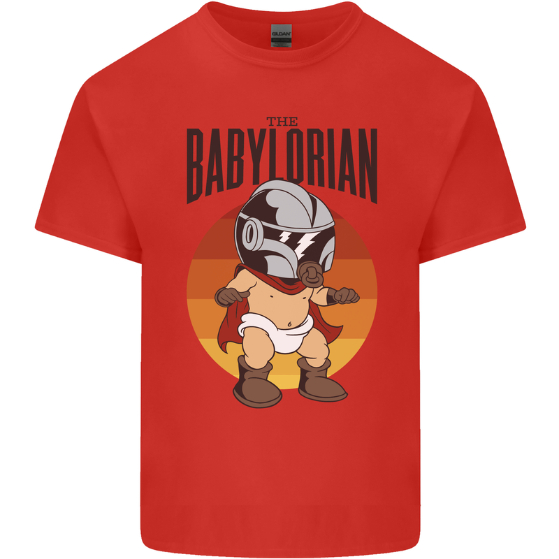 Babylorian Funny Baby Toddler Infant Parody Mens Cotton T-Shirt Tee Top Red