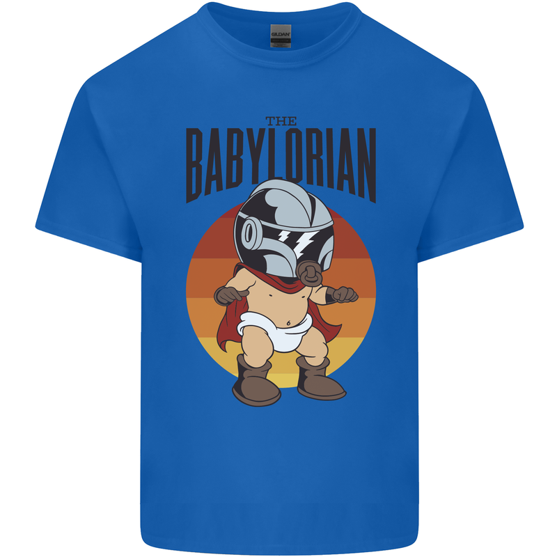 Babylorian Funny Baby Toddler Infant Parody Mens Cotton T-Shirt Tee Top Royal Blue