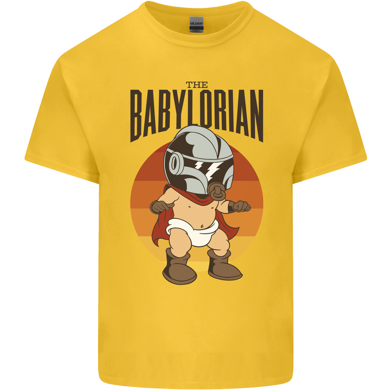 Babylorian Funny Baby Toddler Infant Parody Mens Cotton T-Shirt Tee Top Yellow