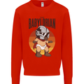 Babylorian Funny Baby Toddler Infant Parody Mens Sweatshirt Jumper Bright Red