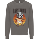 Babylorian Funny Baby Toddler Infant Parody Mens Sweatshirt Jumper Charcoal