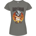 Babylorian Funny Baby Toddler Infant Parody Womens Petite Cut T-Shirt Charcoal