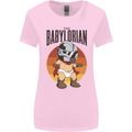 Babylorian Funny Baby Toddler Infant Parody Womens Wider Cut T-Shirt Light Pink
