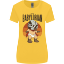 Babylorian Funny Baby Toddler Infant Parody Womens Wider Cut T-Shirt Yellow
