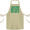 Back on My Bar Stool St. Patrick's Day Cotton Apron 100% Organic Khaki