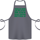 Back on My Bar Stool St. Patrick's Day Cotton Apron 100% Organic Steel