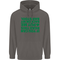 Back on My Bar Stool St. Patrick's Day Mens 80% Cotton Hoodie Charcoal