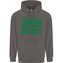 Back on My Bar Stool St. Patrick's Day Mens 80% Cotton Hoodie Charcoal