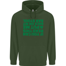 Back on My Bar Stool St. Patrick's Day Mens 80% Cotton Hoodie Forest Green