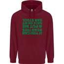 Back on My Bar Stool St. Patrick's Day Mens 80% Cotton Hoodie Maroon