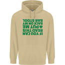 Back on My Bar Stool St. Patrick's Day Mens 80% Cotton Hoodie Sand