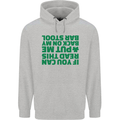 Back on My Bar Stool St. Patrick's Day Mens 80% Cotton Hoodie Sports Grey