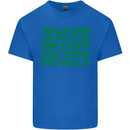 Back on My Bar Stool St. Patrick's Day Mens Cotton T-Shirt Tee Top Royal Blue
