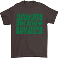 Back on My Bar Stool St. Patrick's Day Mens T-Shirt Cotton Gildan Dark Chocolate