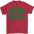 Back on My Bar Stool St. Patrick's Day Mens T-Shirt Cotton Gildan Red