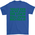 Back on My Bar Stool St. Patrick's Day Mens T-Shirt Cotton Gildan Royal Blue