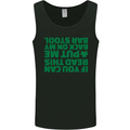 Back on My Bar Stool St. Patrick's Day Mens Vest Tank Top Black