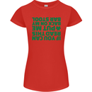 Back on My Bar Stool St. Patrick's Day Womens Petite Cut T-Shirt Red