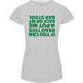 Back on My Bar Stool St. Patrick's Day Womens Petite Cut T-Shirt Sports Grey
