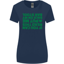 Back on My Bar Stool St. Patrick's Day Womens Wider Cut T-Shirt Navy Blue