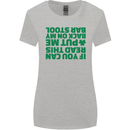 Back on My Bar Stool St. Patrick's Day Womens Wider Cut T-Shirt Sports Grey