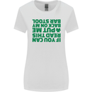 Back on My Bar Stool St. Patrick's Day Womens Wider Cut T-Shirt White