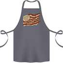 Bacon Egg Stars and Stripes Flag Funny USA Cotton Apron 100% Organic Steel