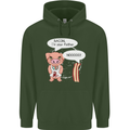 Bacon I'm Your Father Funny Food Diet Childrens Kids Hoodie Forest Green