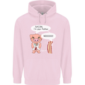 Bacon I'm Your Father Funny Food Diet Childrens Kids Hoodie Light Pink