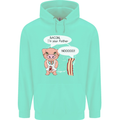 Bacon I'm Your Father Funny Food Diet Childrens Kids Hoodie Peppermint