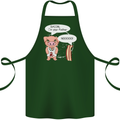 Bacon I'm Your Father Funny Food Diet Cotton Apron 100% Organic Forest Green