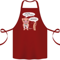 Bacon I'm Your Father Funny Food Diet Cotton Apron 100% Organic Maroon