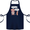 Bacon I'm Your Father Funny Food Diet Cotton Apron 100% Organic Navy Blue