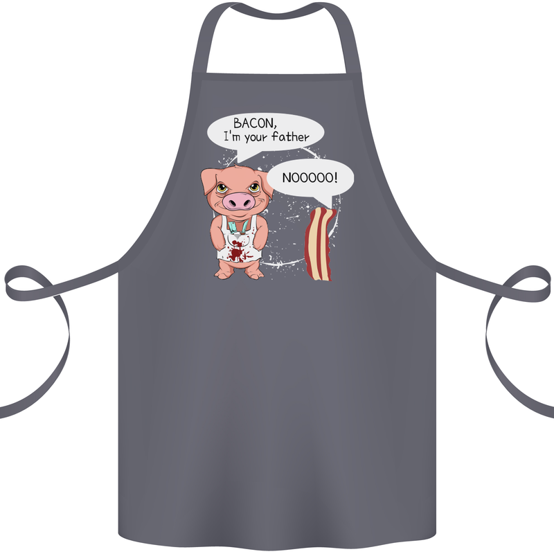 Bacon I'm Your Father Funny Food Diet Cotton Apron 100% Organic Steel