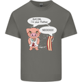 Bacon I'm Your Father Funny Food Diet Kids T-Shirt Childrens Charcoal