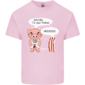 Bacon I'm Your Father Funny Food Diet Kids T-Shirt Childrens Light Pink