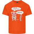 Bacon I'm Your Father Funny Food Diet Kids T-Shirt Childrens Orange