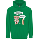 Bacon I'm Your Father Funny Food Diet Mens 80% Cotton Hoodie Irish Green