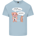 Bacon I'm Your Father Funny Food Diet Mens Cotton T-Shirt Tee Top Light Blue
