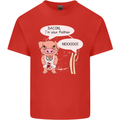 Bacon I'm Your Father Funny Food Diet Mens Cotton T-Shirt Tee Top Red