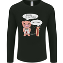 Bacon I'm Your Father Funny Food Diet Mens Long Sleeve T-Shirt Black