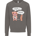 Bacon I'm Your Father Funny Food Diet Mens Sweatshirt Jumper Charcoal